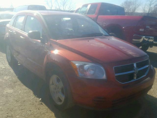 1B3HB48A79D165892 - 2009 DODGE CALIBER SX ORANGE photo 1