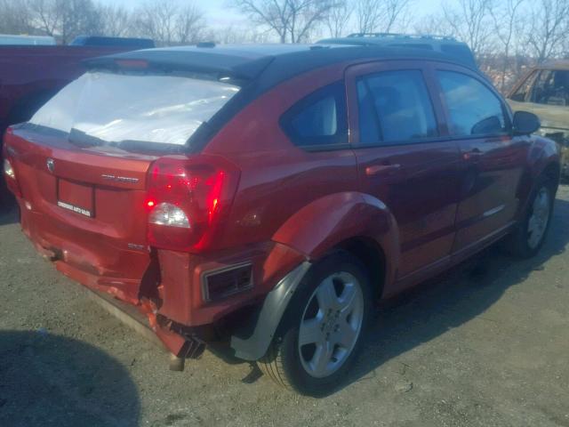 1B3HB48A79D165892 - 2009 DODGE CALIBER SX ORANGE photo 4