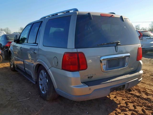 5LMFU28R64LJ10254 - 2004 LINCOLN NAVIGATOR GOLD photo 3