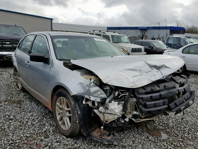 3FAHP0GA2CR292452 - 2012 FORD FUSION S SILVER photo 1