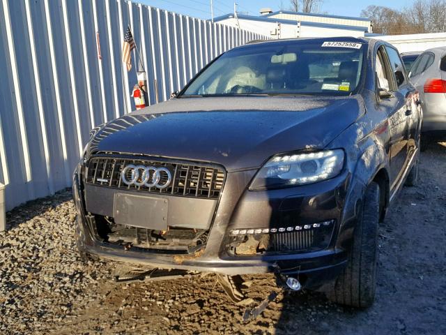 WA1LMAFE5FD019102 - 2015 AUDI Q7 TDI BLACK photo 2