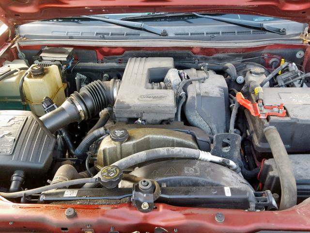 1GCHTCFE1B8118786 - 2011 CHEVROLET COLORADO L RED photo 7