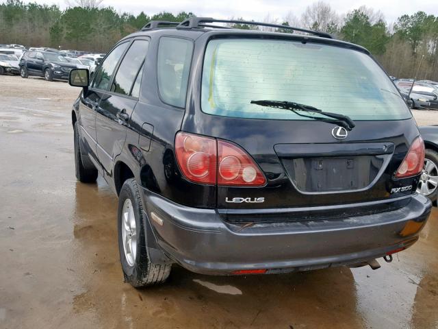 JT6GF10U2Y0066607 - 2000 LEXUS RX 300 BLACK photo 3