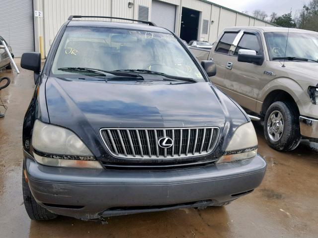 JT6GF10U2Y0066607 - 2000 LEXUS RX 300 BLACK photo 9