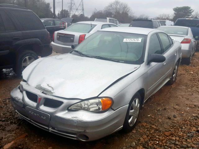 1G2NE52F34M577629 - 2004 PONTIAC GRAND AM S SILVER photo 2