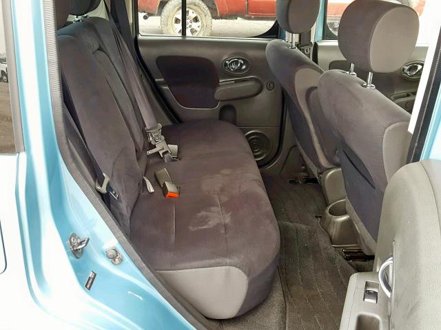 JN8AZ2KRXAT156391 - 2010 NISSAN CUBE BASE BLUE photo 6