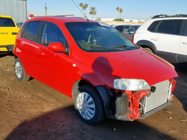 KL1TD66616B584980 - 2006 CHEVROLET AVEO BASE Qırmızı foto 1