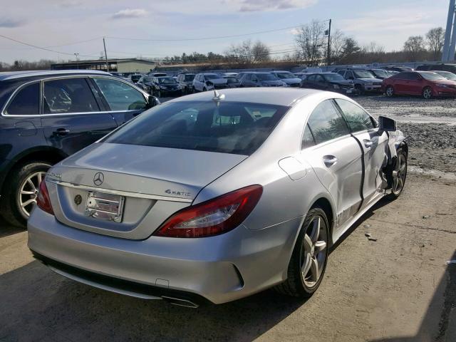 WDDLJ6HB9FA144500 - 2015 MERCEDES-BENZ CLS 400 4M SILVER photo 4