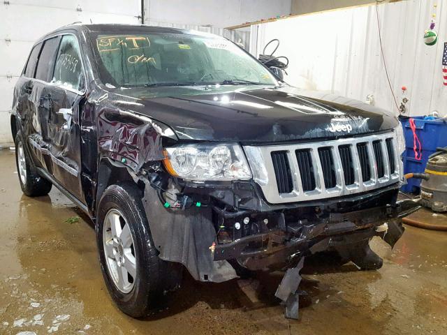 1J4RR4GG4BC555374 - 2011 JEEP GRAND CHER BLACK photo 1