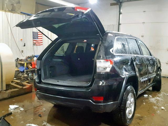 1J4RR4GG4BC555374 - 2011 JEEP GRAND CHER BLACK photo 4