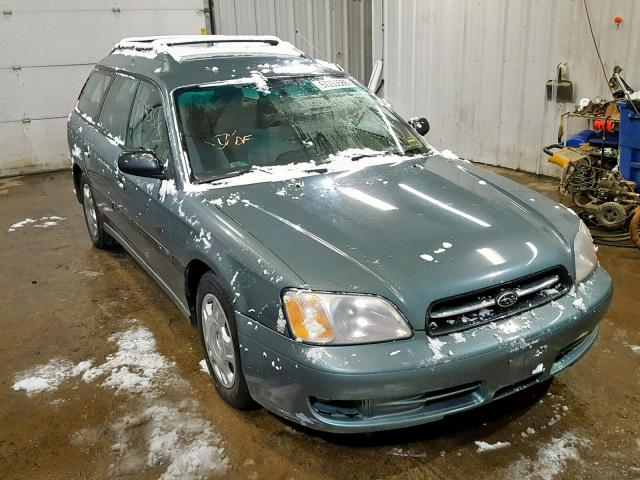 4S3BH635917305081 - 2001 SUBARU LEGACY L GREEN photo 1