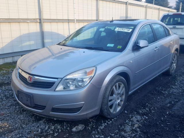 1G8ZS57N37F135989 - 2007 SATURN AURA XE SILVER photo 2