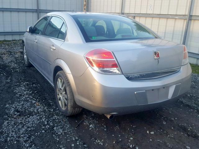 1G8ZS57N37F135989 - 2007 SATURN AURA XE SILVER photo 3