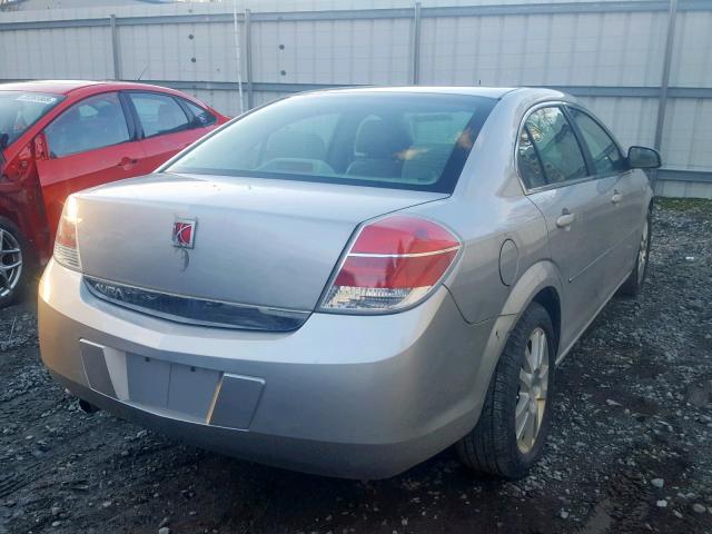 1G8ZS57N37F135989 - 2007 SATURN AURA XE SILVER photo 4