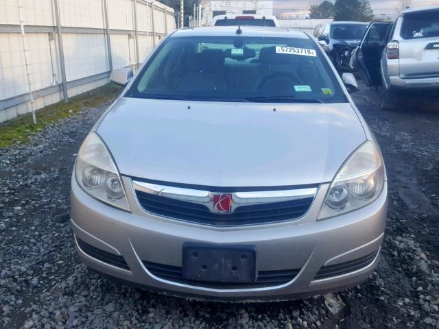 1G8ZS57N37F135989 - 2007 SATURN AURA XE SILVER photo 9