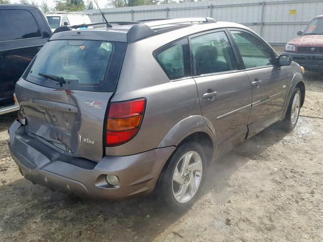 5Y2SL64854Z461828 - 2004 PONTIAC VIBE GRAY photo 4