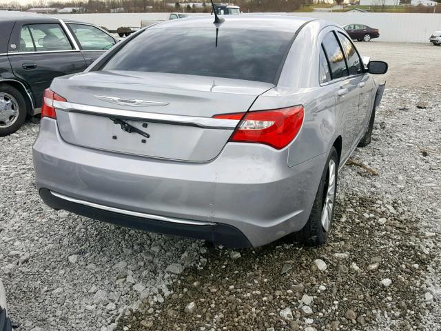 1C3CCBAB8EN123592 - 2014 CHRYSLER 200 LX GRAY photo 4