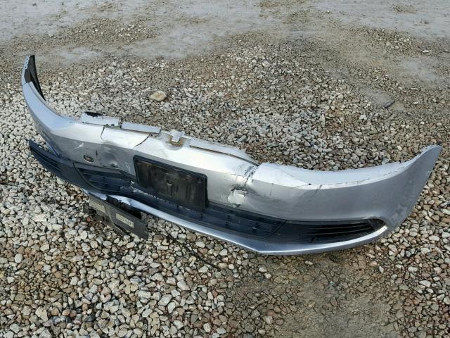 3VW2K7AJ3CM382414 - 2012 VOLKSWAGEN JETTA BASE Արծաթագույն լուսանկար 9