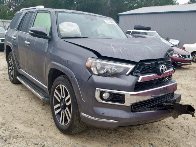 JTEZU5JR0H5148018 - 2017 TOYOTA 4RUNNER SR CHARCOAL photo 1