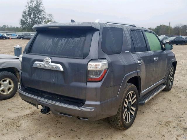 JTEZU5JR0H5148018 - 2017 TOYOTA 4RUNNER SR CHARCOAL photo 4