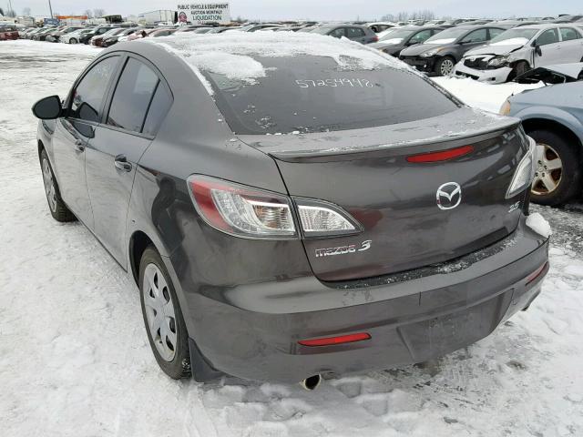 JM1BL1W5XB1452124 - 2011 MAZDA 3 S GRAY photo 3