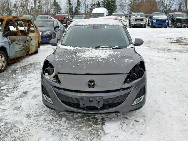 JM1BL1W5XB1452124 - 2011 MAZDA 3 S GRAY photo 9