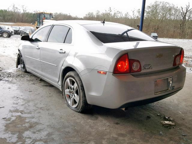1G1ZC5EB1AF303768 - 2010 CHEVROLET MALIBU 1LT ვერცხლისფერი ფოტო 3