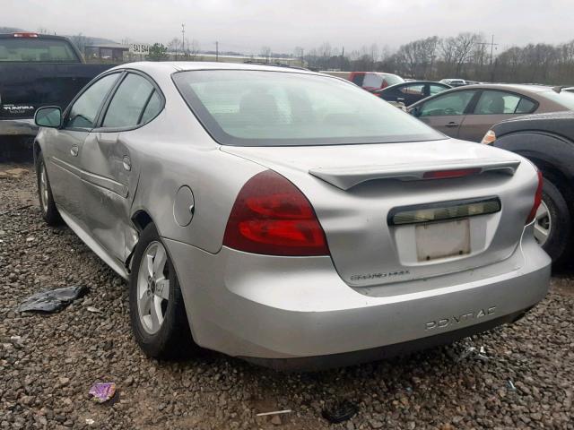 2G2WP552761239060 - 2006 PONTIAC GRAND PRIX ვერცხლისფერი ფოტო 3