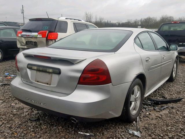 2G2WP552761239060 - 2006 PONTIAC GRAND PRIX ვერცხლისფერი ფოტო 4