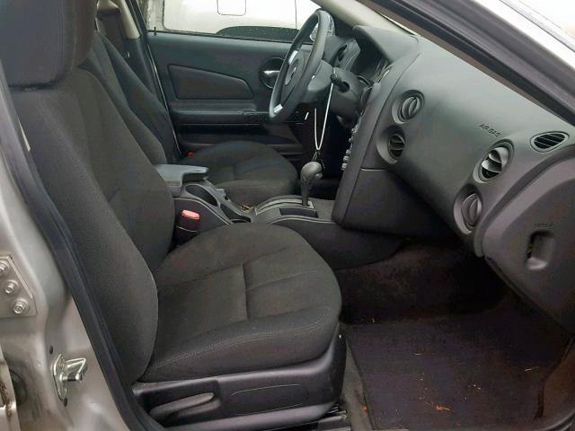 2G2WP552761239060 - 2006 PONTIAC GRAND PRIX ვერცხლისფერი ფოტო 5