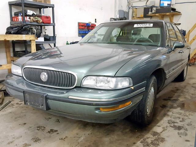 1G4HP52K2XH462626 - 1999 BUICK LESABRE CU GREEN photo 2