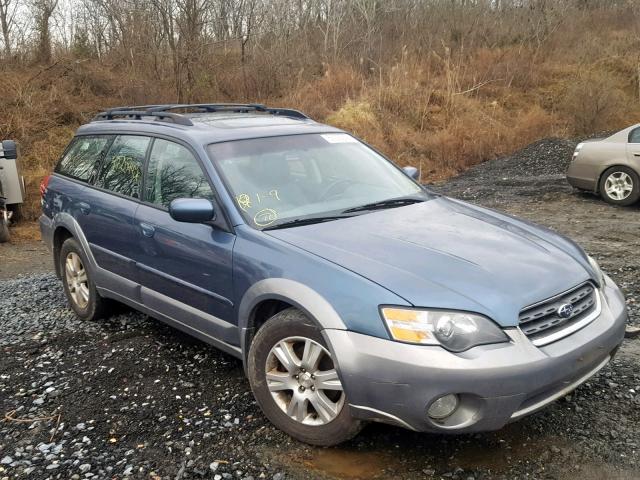 4S4BP62CX57350745 - 2005 SUBARU LEGACY OUT BLUE photo 1