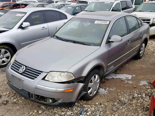 WVWPD63B64E265968 - 2004 VOLKSWAGEN PASSAT GLS SILVER photo 2