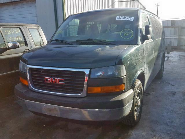 1GKFG15T941107759 - 2004 GMC SAVANA G15 GREEN photo 2