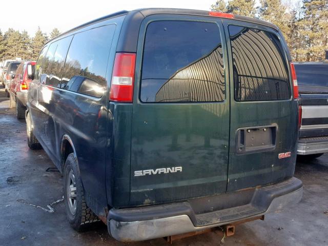 1GKFG15T941107759 - 2004 GMC SAVANA G15 GREEN photo 3