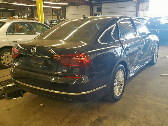 1VWBT7A30HC044444 - 2017 VOLKSWAGEN PASSAT SE BLACK photo 4