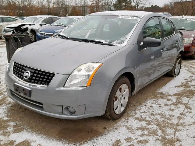 3N1AB61E88L630216 - 2008 NISSAN SENTRA 2.0 SILVER photo 2