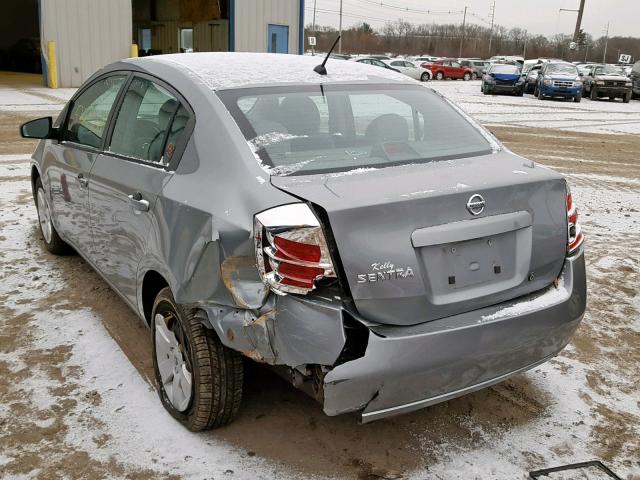 3N1AB61E88L630216 - 2008 NISSAN SENTRA 2.0 SILVER photo 3