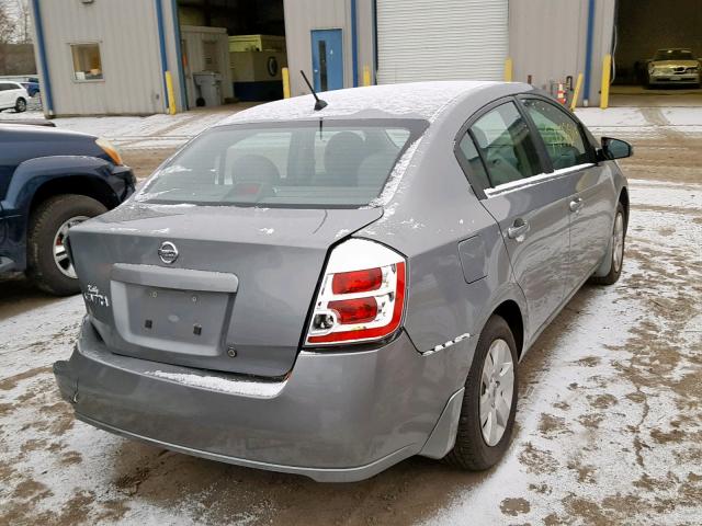 3N1AB61E88L630216 - 2008 NISSAN SENTRA 2.0 SILVER photo 4