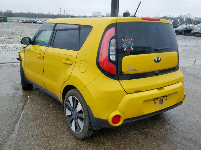 KNDJX3A57F7115349 - 2015 KIA SOUL ! Sarı foto 3