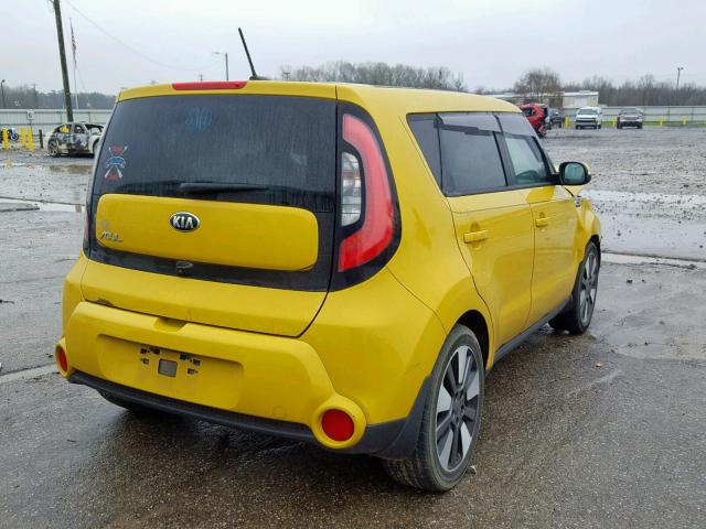 KNDJX3A57F7115349 - 2015 KIA SOUL ! Sarı foto 4