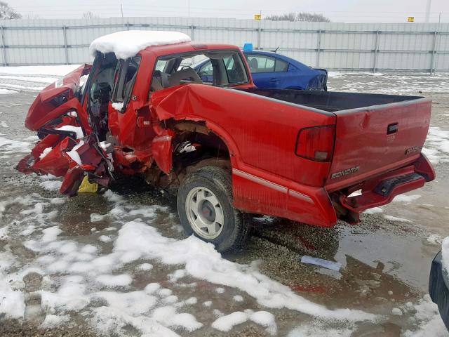 1GTCS1941S8533496 - 1995 GMC SONOMA MAROON photo 3