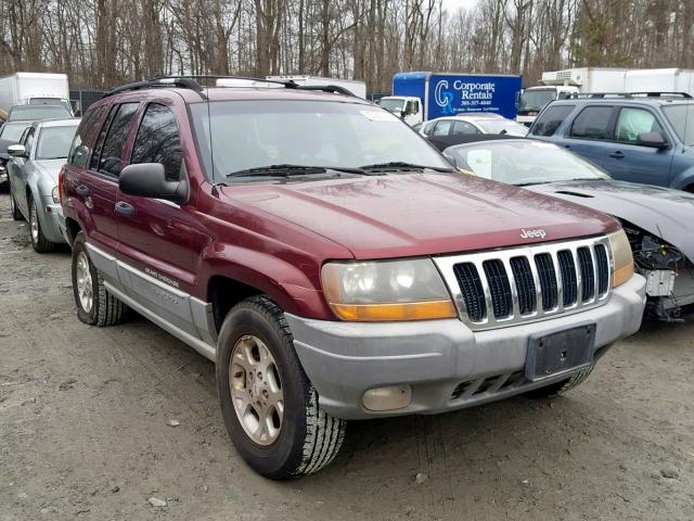 1J4GW58S2XC542896 - 1999 JEEP GRAND CHER BURGUNDY photo 1