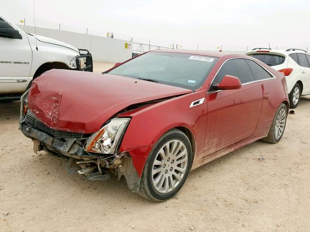 1G6DJ1ED4B0109700 - 2011 CADILLAC CTS PERFOR BURGUNDY photo 2