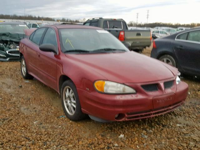 1G2NE52E25M120593 - 2005 PONTIAC GRAND AM S MAROON photo 1