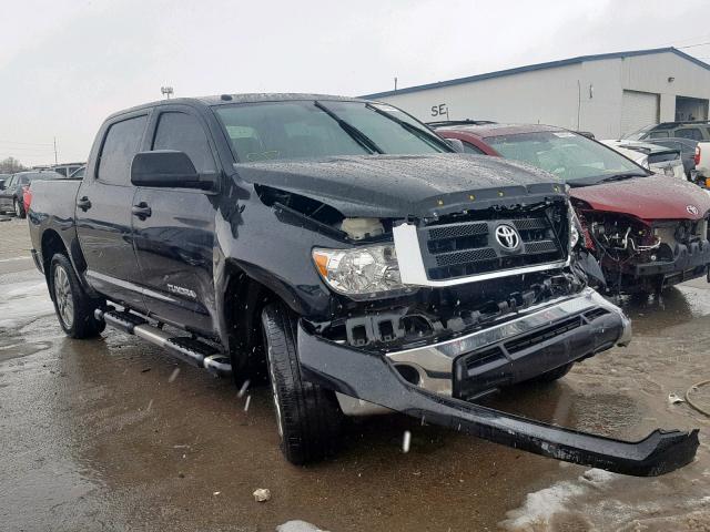 5TFDM5F13CX035842 - 2012 TOYOTA TUNDRA CRE BLACK photo 1