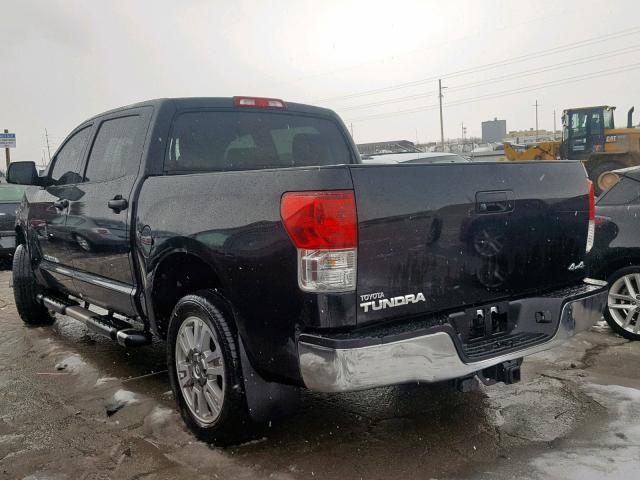 5TFDM5F13CX035842 - 2012 TOYOTA TUNDRA CRE BLACK photo 3