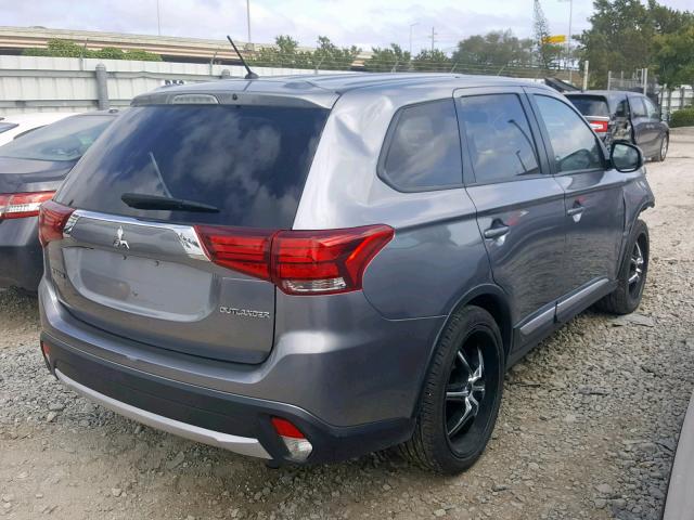 JA4AD3A32GZ064494 - 2016 MITSUBISHI OUTLANDER SILVER photo 4