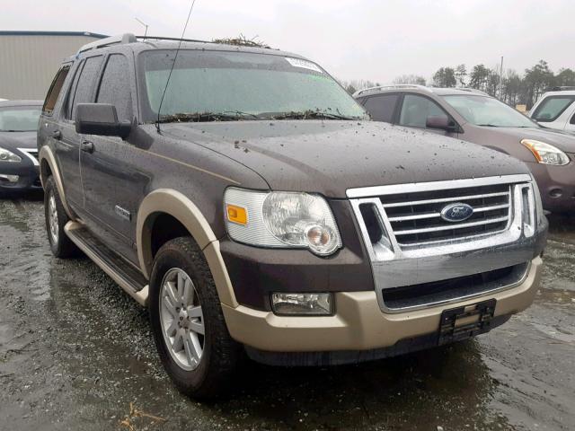 1FMEU64E96UA72377 - 2006 FORD EXPLORER E BROWN photo 1