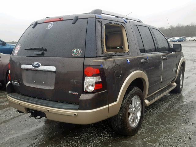 1FMEU64E96UA72377 - 2006 FORD EXPLORER E BROWN photo 4